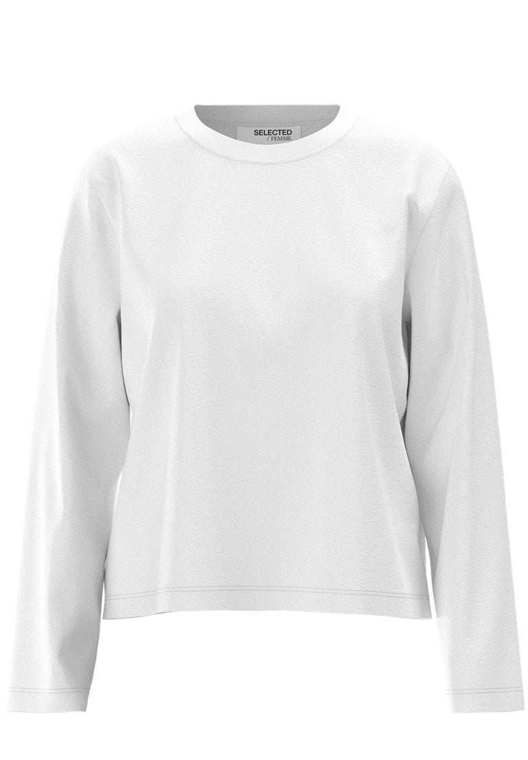 SLFESSENTIAL LS BOXY TEE