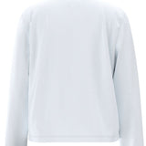 SLFESSENTIAL LS BOXY TEE Bright white
