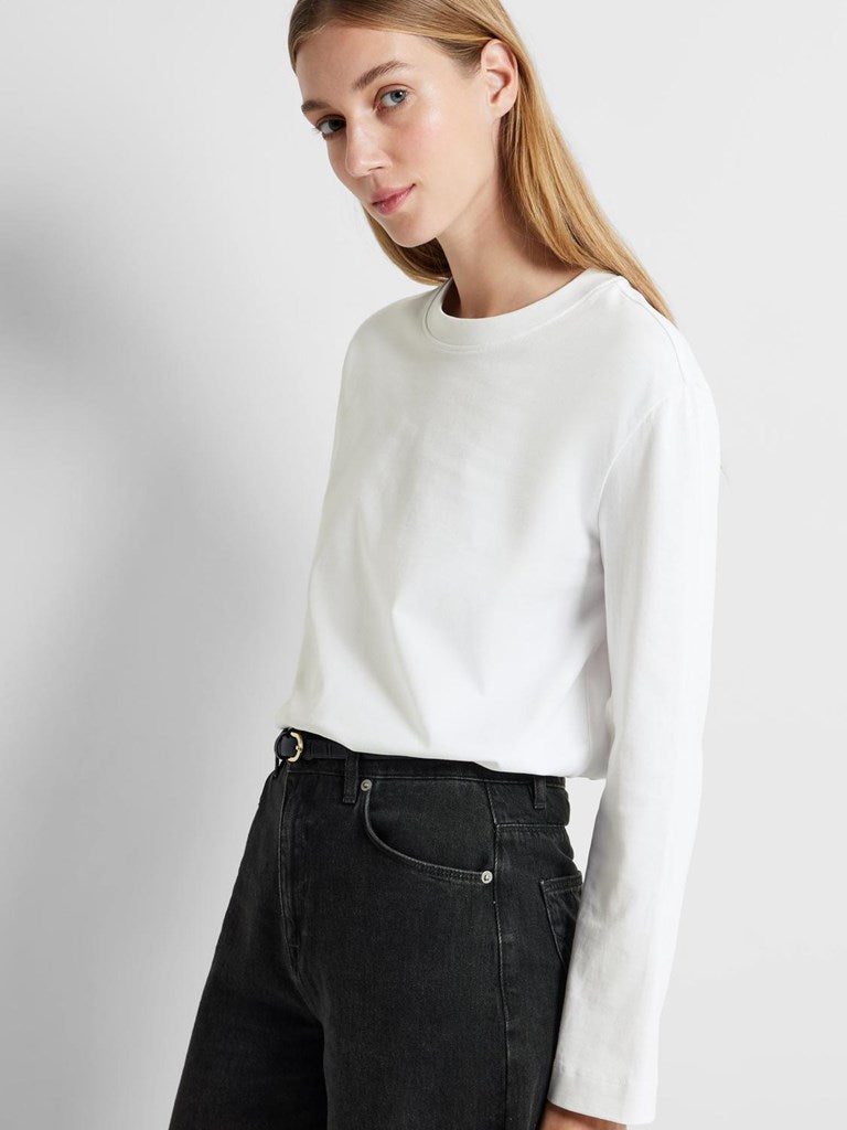 SLFESSENTIAL LS BOXY TEE