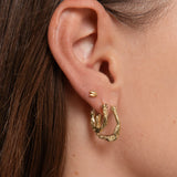 OUTSIDE earring GP 14K