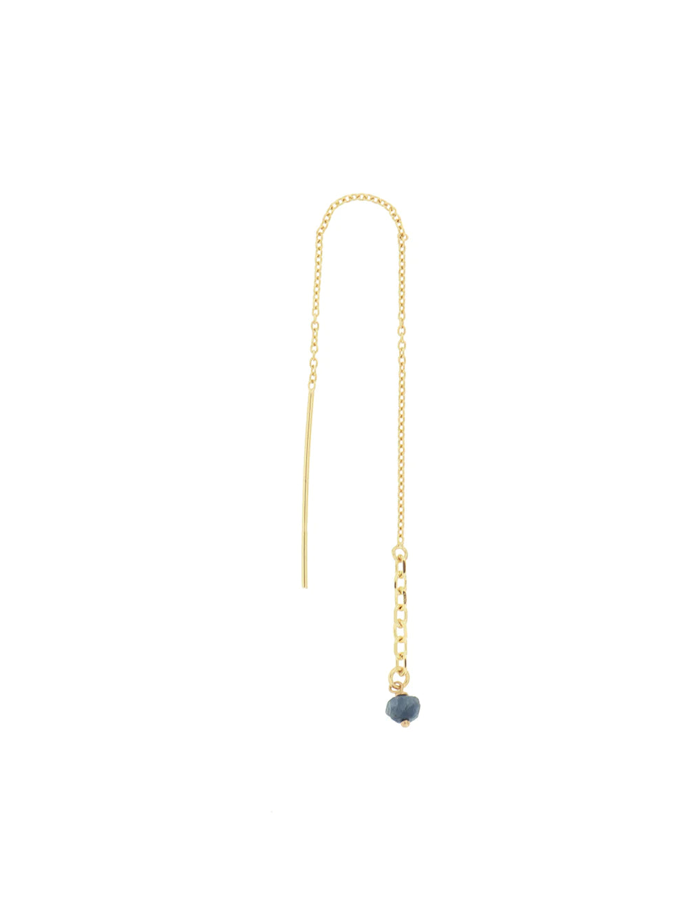 INDIGO earring SAPPHIRE GP 14K