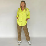 Maat 40 - BLAIR blouse SATIN YELLOW