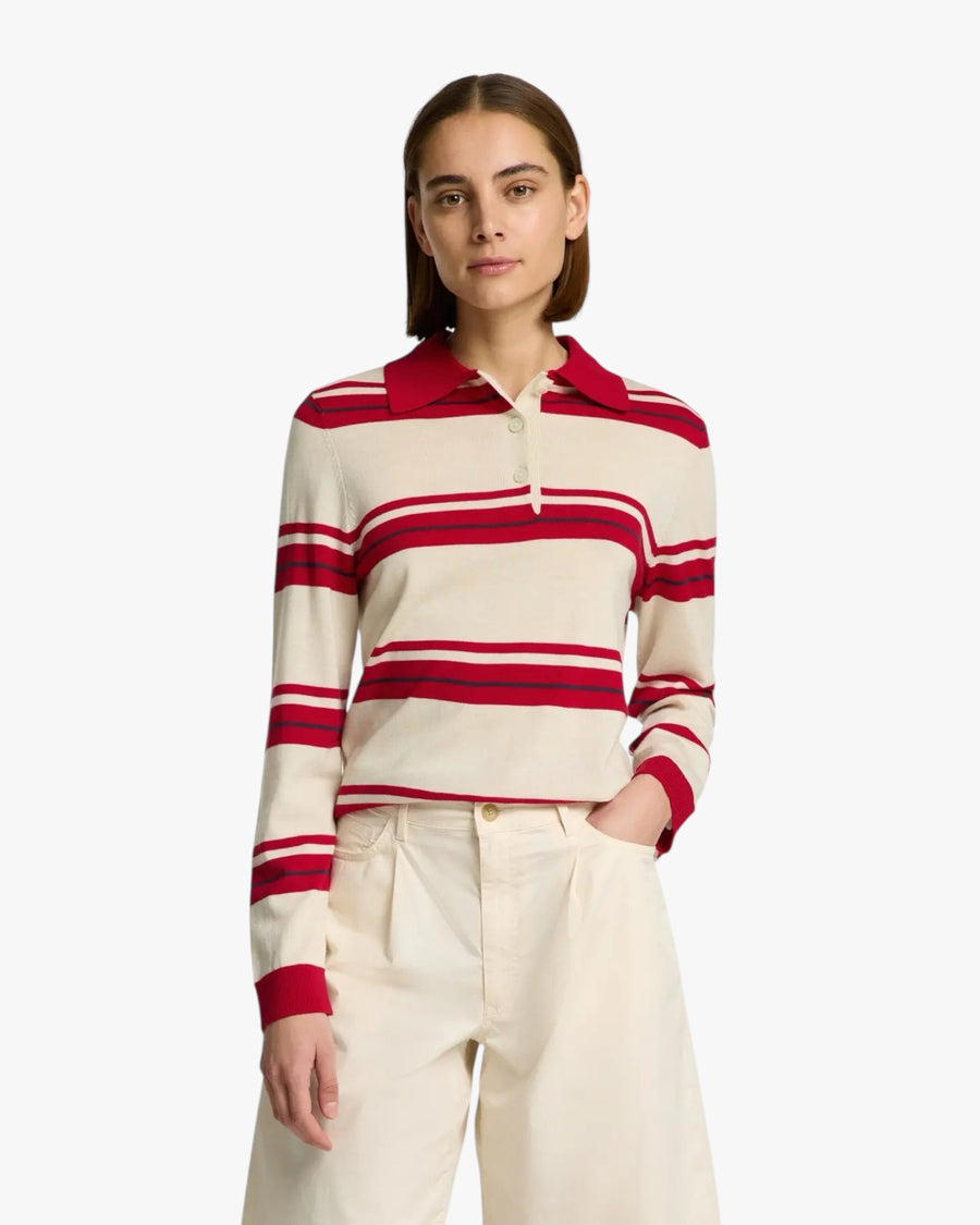 SLFTHEA LS Knit merino collar neck