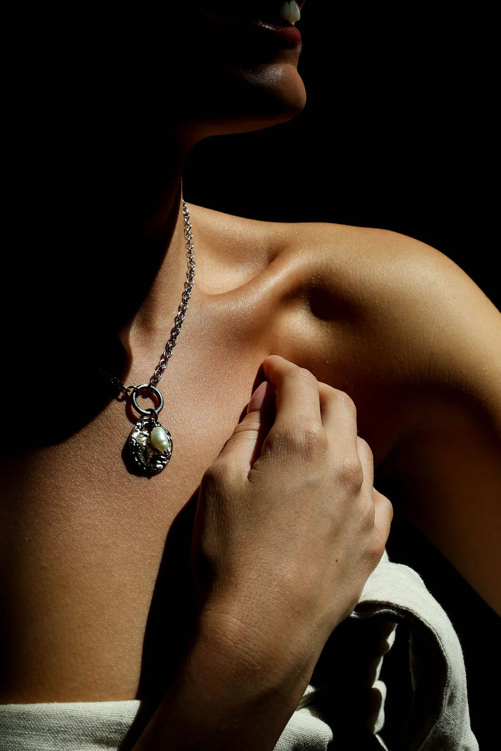 AURELIE Ketting Zilver