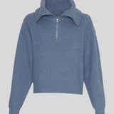 GYTTA Zip Pullover BLUEFIN MELANGE