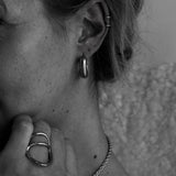 CORALIE oorbellen ZILVER