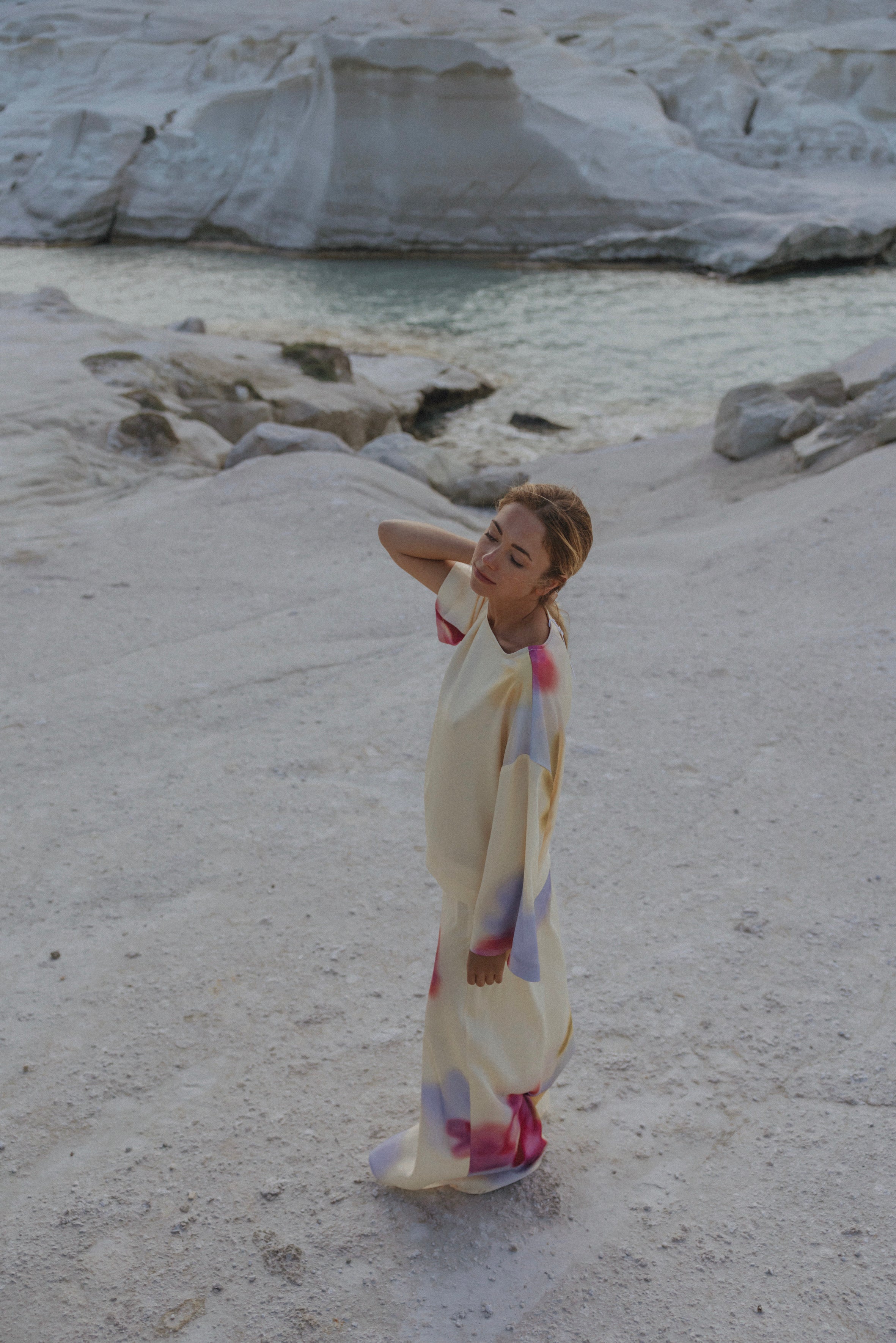 SUNSHINE Skirt - Yellow Digital Print