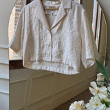 BELLA Shirt Lurex ecru