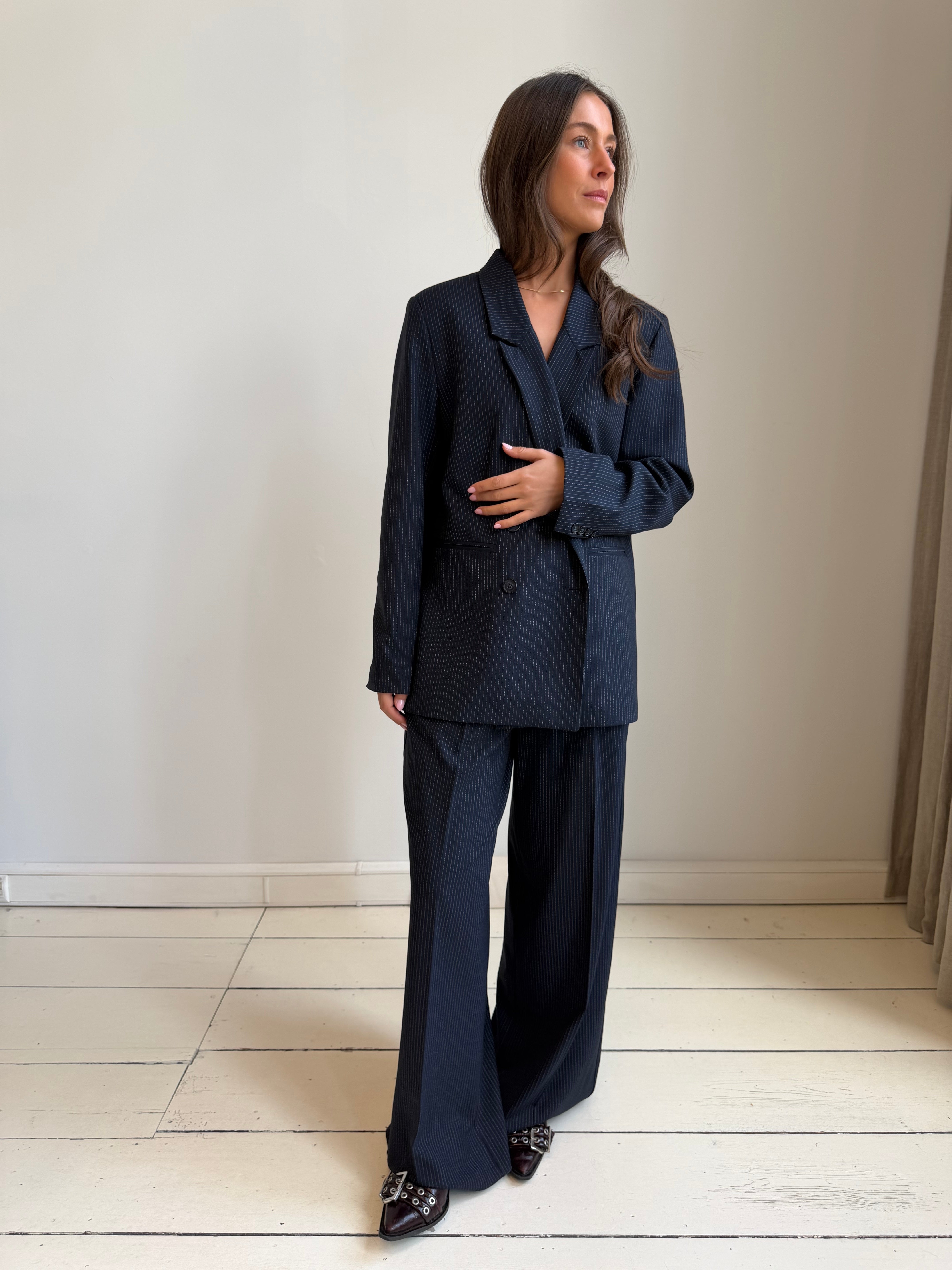 INDY Blazer - Marine Pinstripe