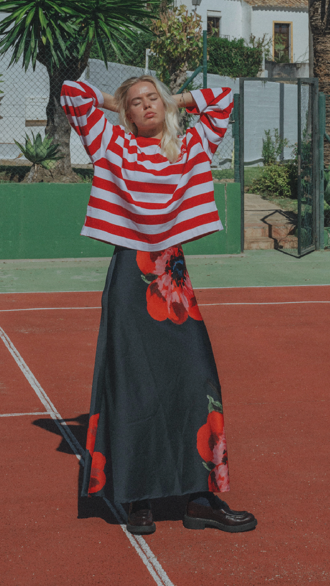 PANCAKE T-Shirt - Striped Red
