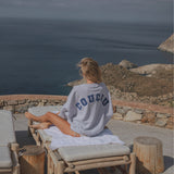JOSEPH Sweater Grey/blue letters