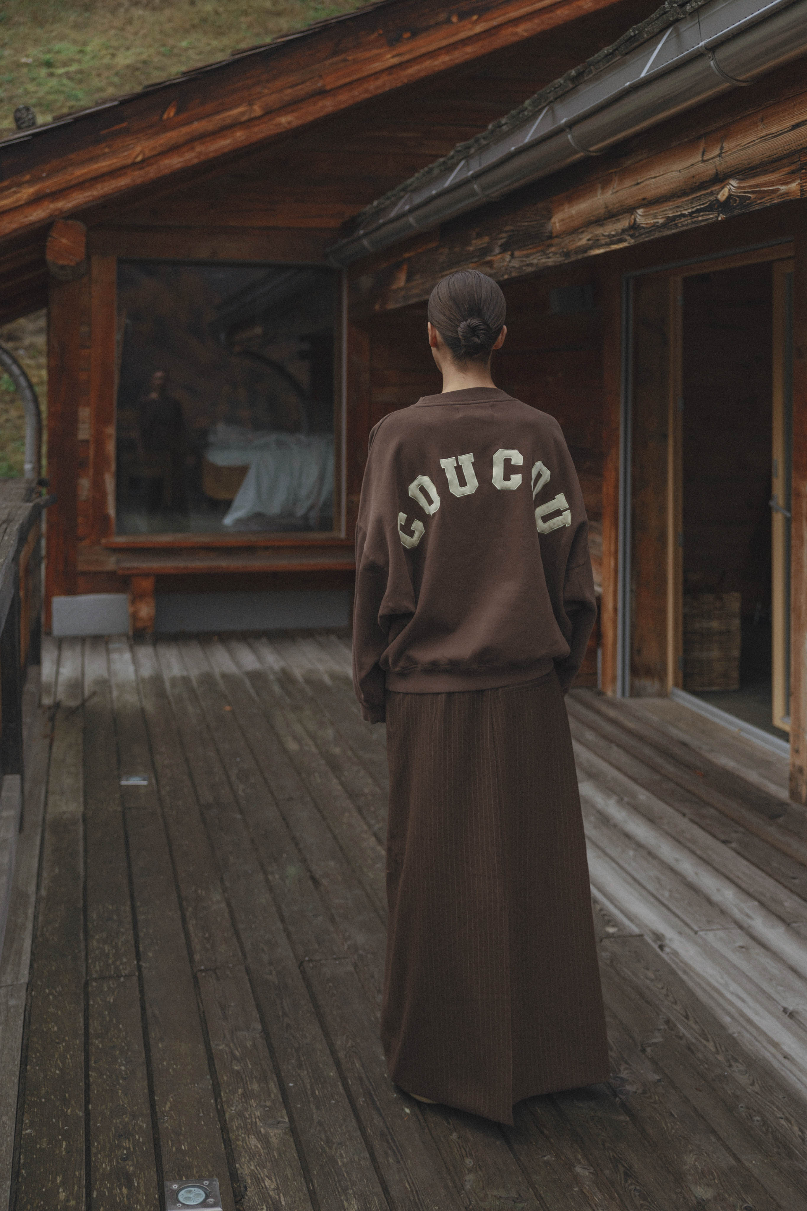 PRE-ORDER | JOSEPH Sweater -  Brown with yellow letters