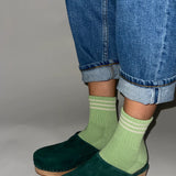 GIRLFRIEND socks GREEN LEAF