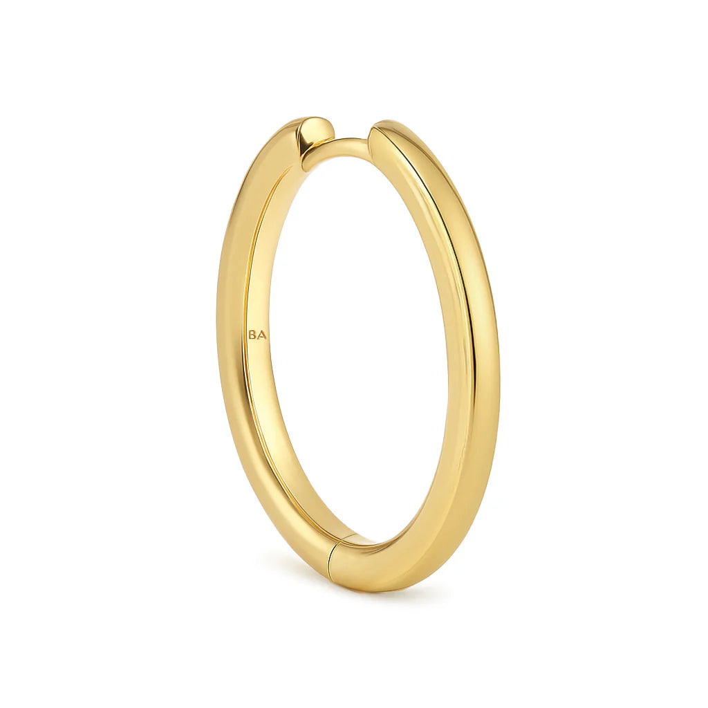 IVA L Earring 30mm GOLD