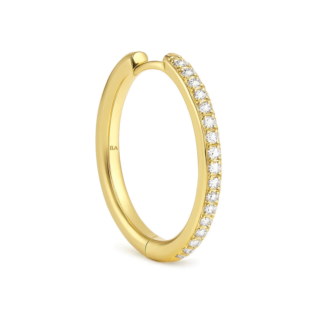IVY L Diamond Earring 30mm GOLD
