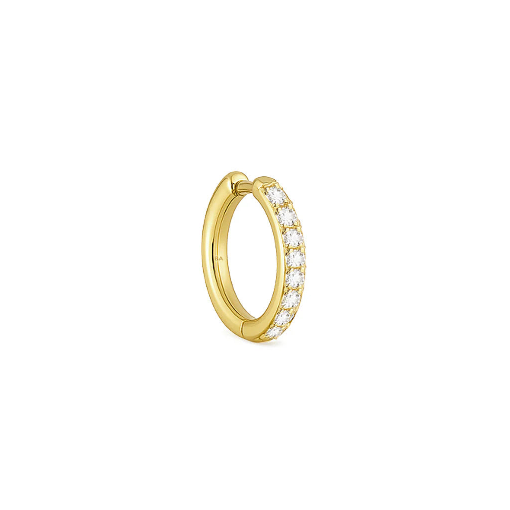 IVY S Diamond Earring 15mm GOLD