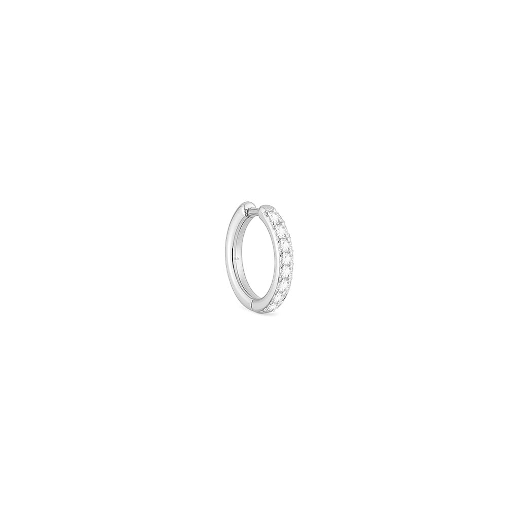 IVY XS Diamond Earring 11mm SILVER