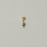 ISLAND STUD MOSS AQUAMARINE Earring GP
