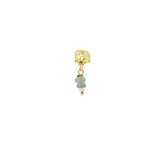 ISLAND STUD MOSS AQUAMARINE Earring GP