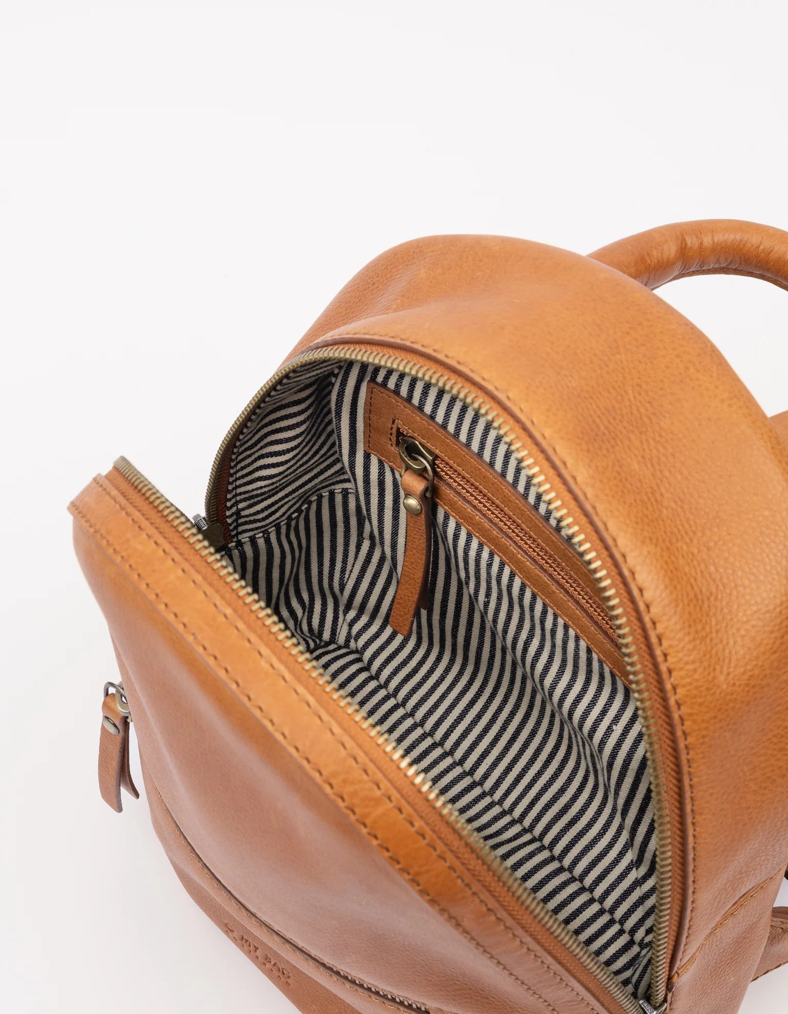 IVY Mini backpack wild oak soft grain leather