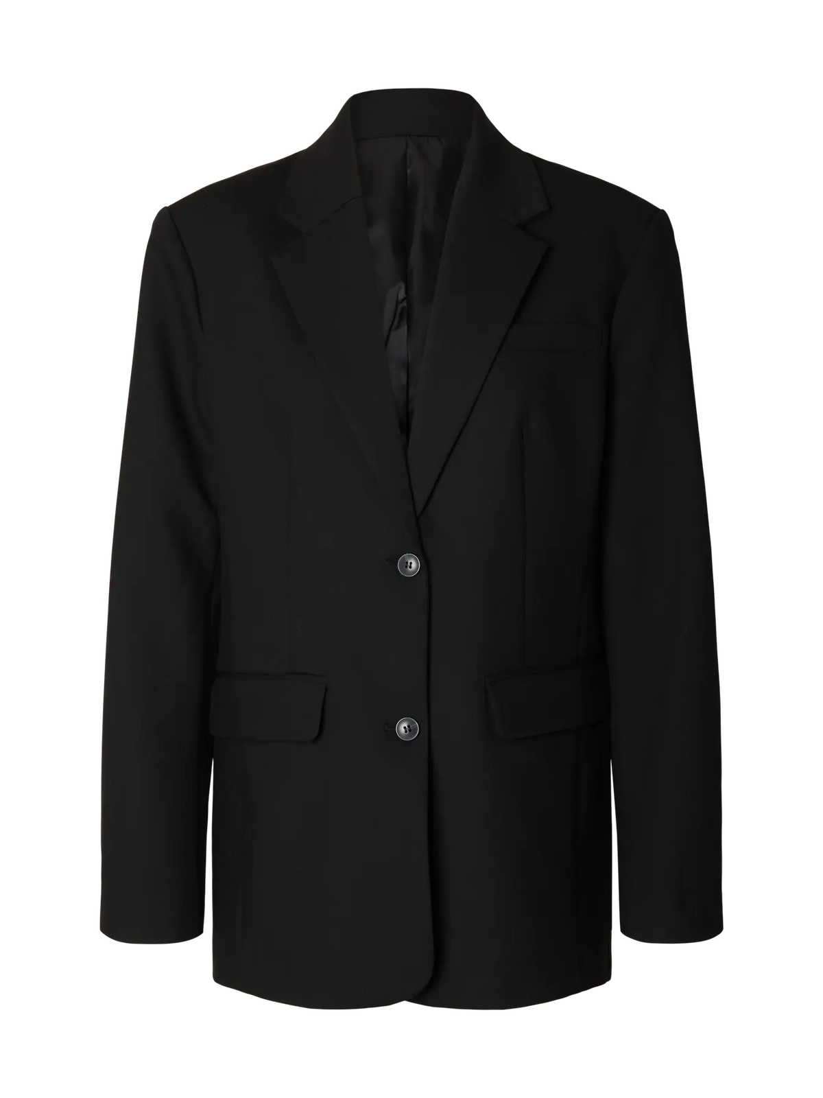 SLWOVESIZED MARA Wool Blazer BLACK
