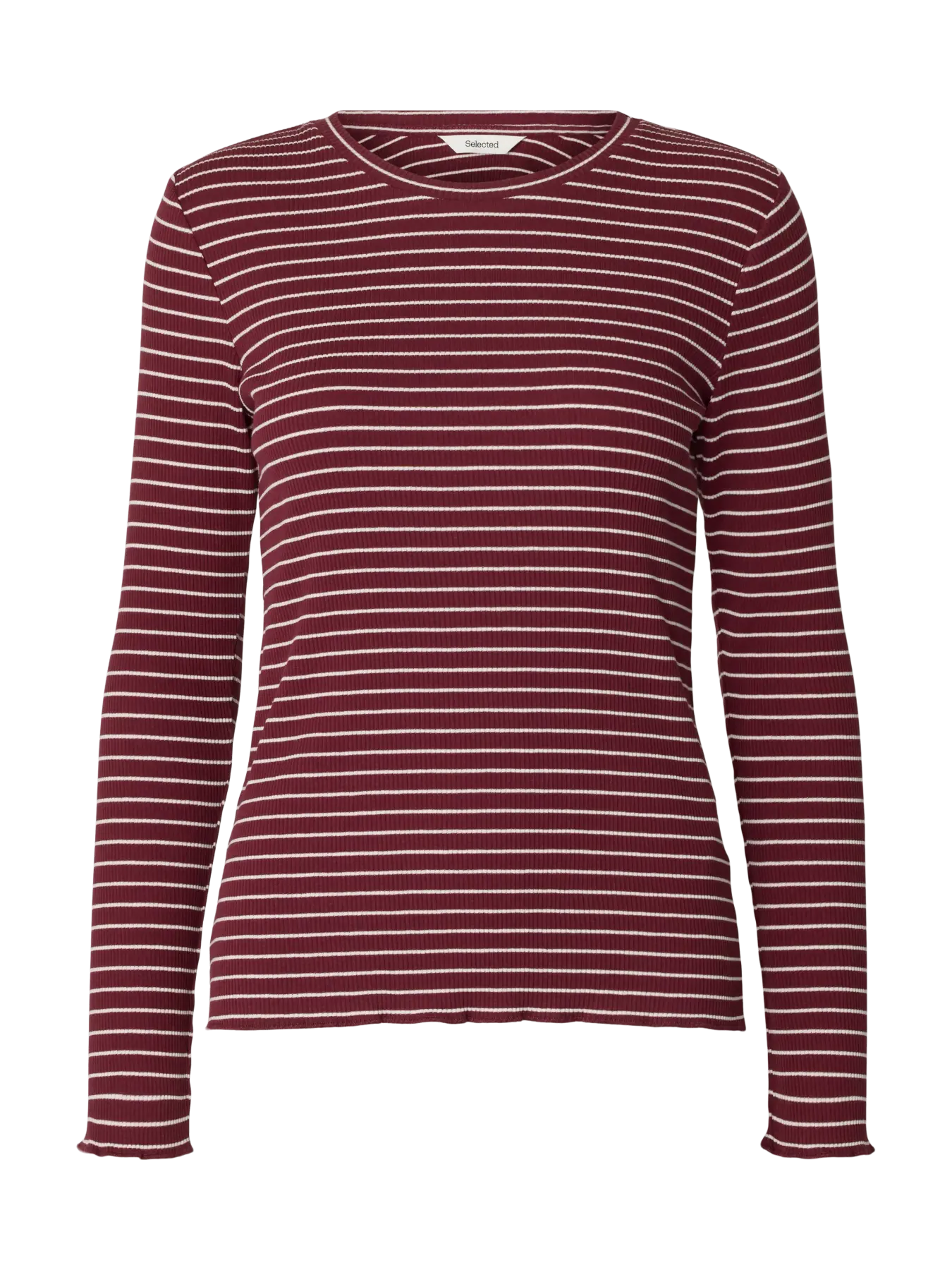 SLWANNA LS Crew Neck Tee  NOOS - TAWNY PORT