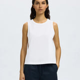 SLFESSENTIAL Boxy Tank Top Bright White