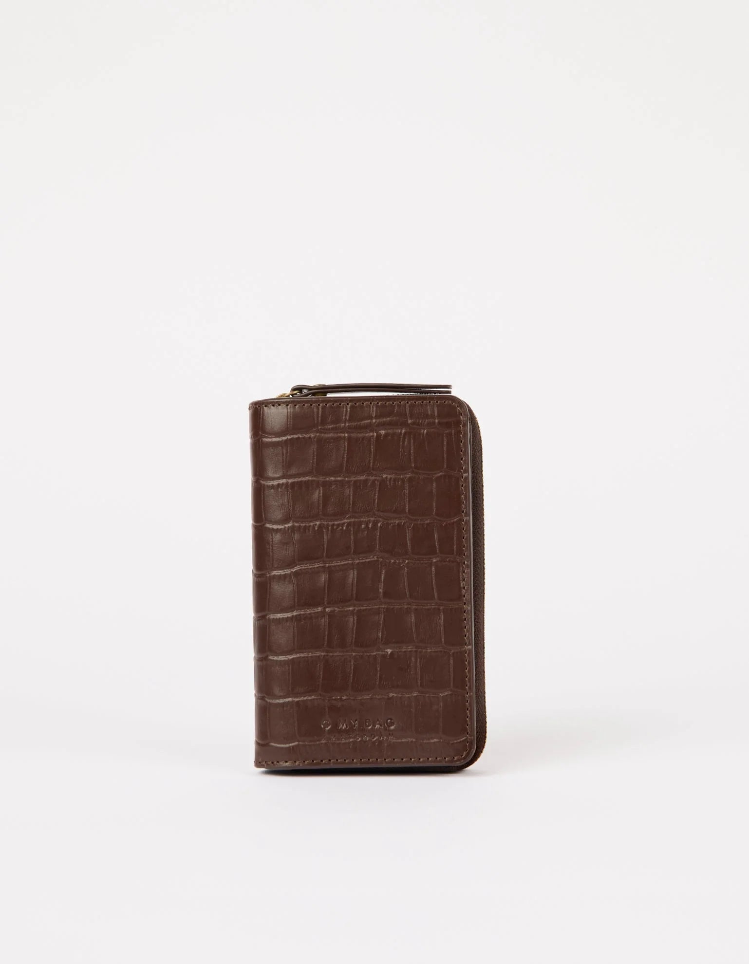 JETT Wallet - Chocolate Croco Leather