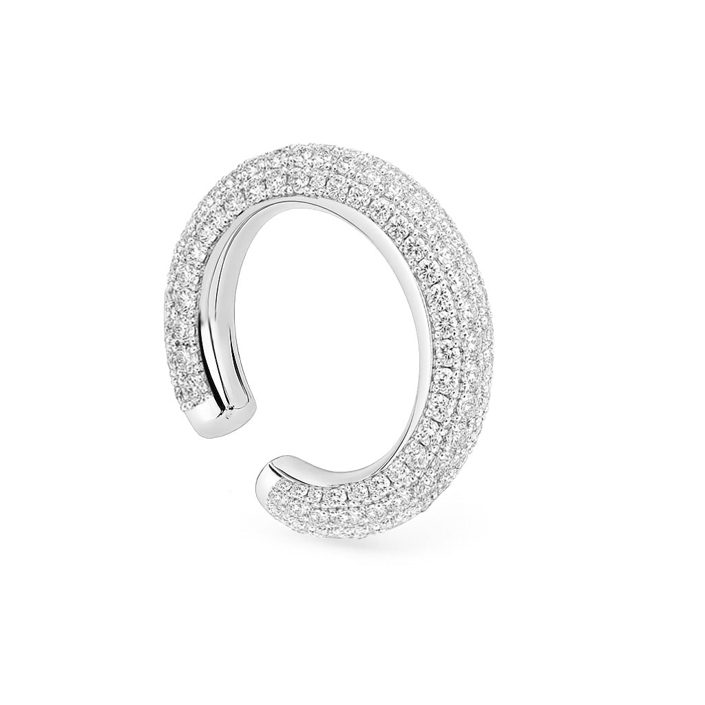 KOS Diamond Earcuff SILVER
