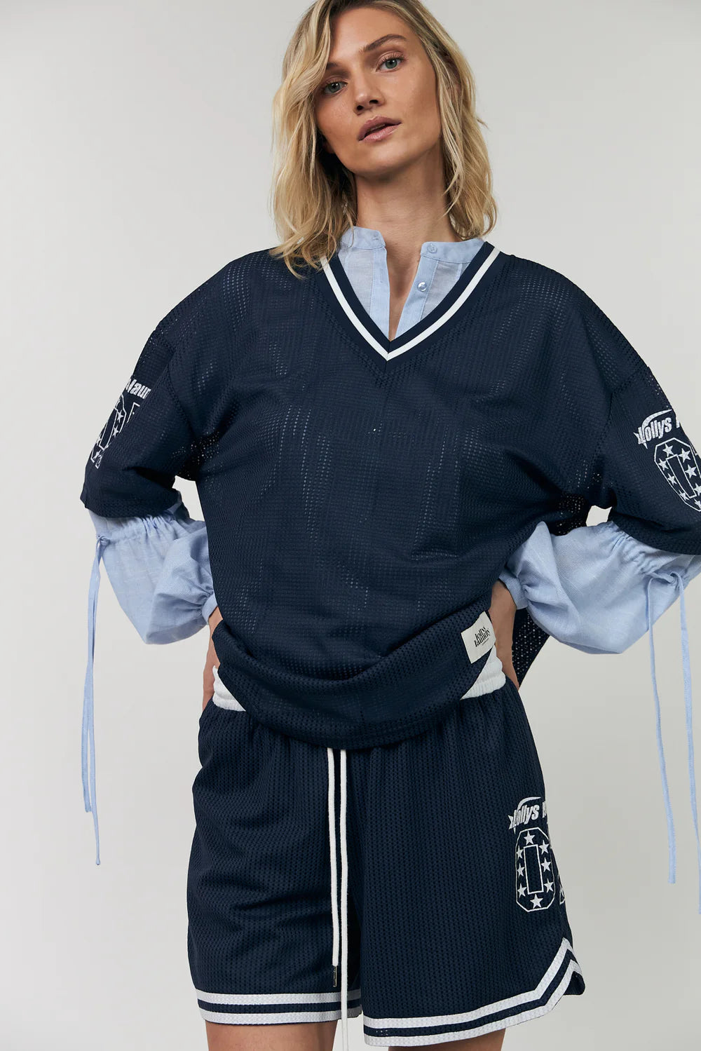 KAMILLA sports tee DARK BLUE