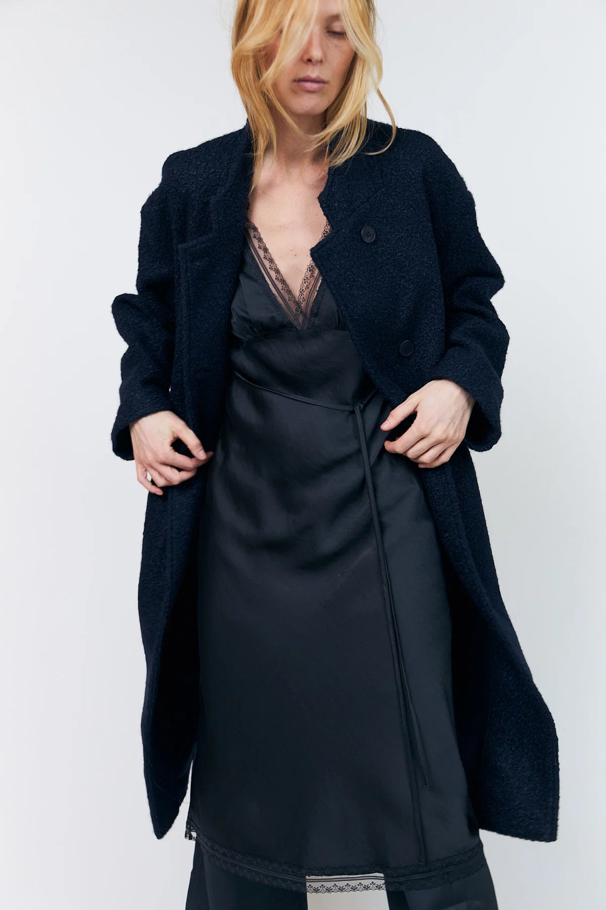 KAYALL Coat - Dark navy