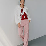 LUCCA Jeans Red striped