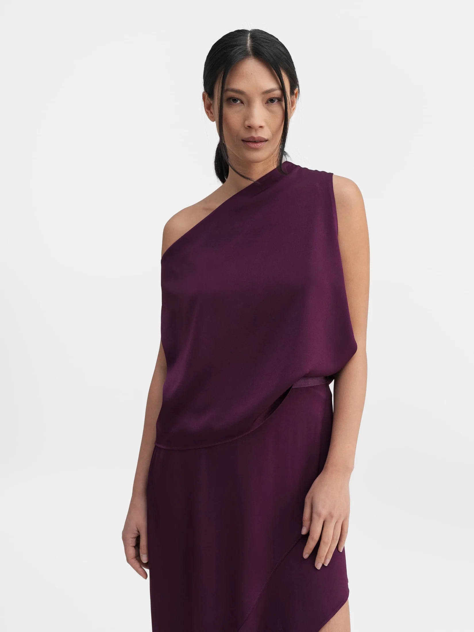 LACY Tank DARK BERRY