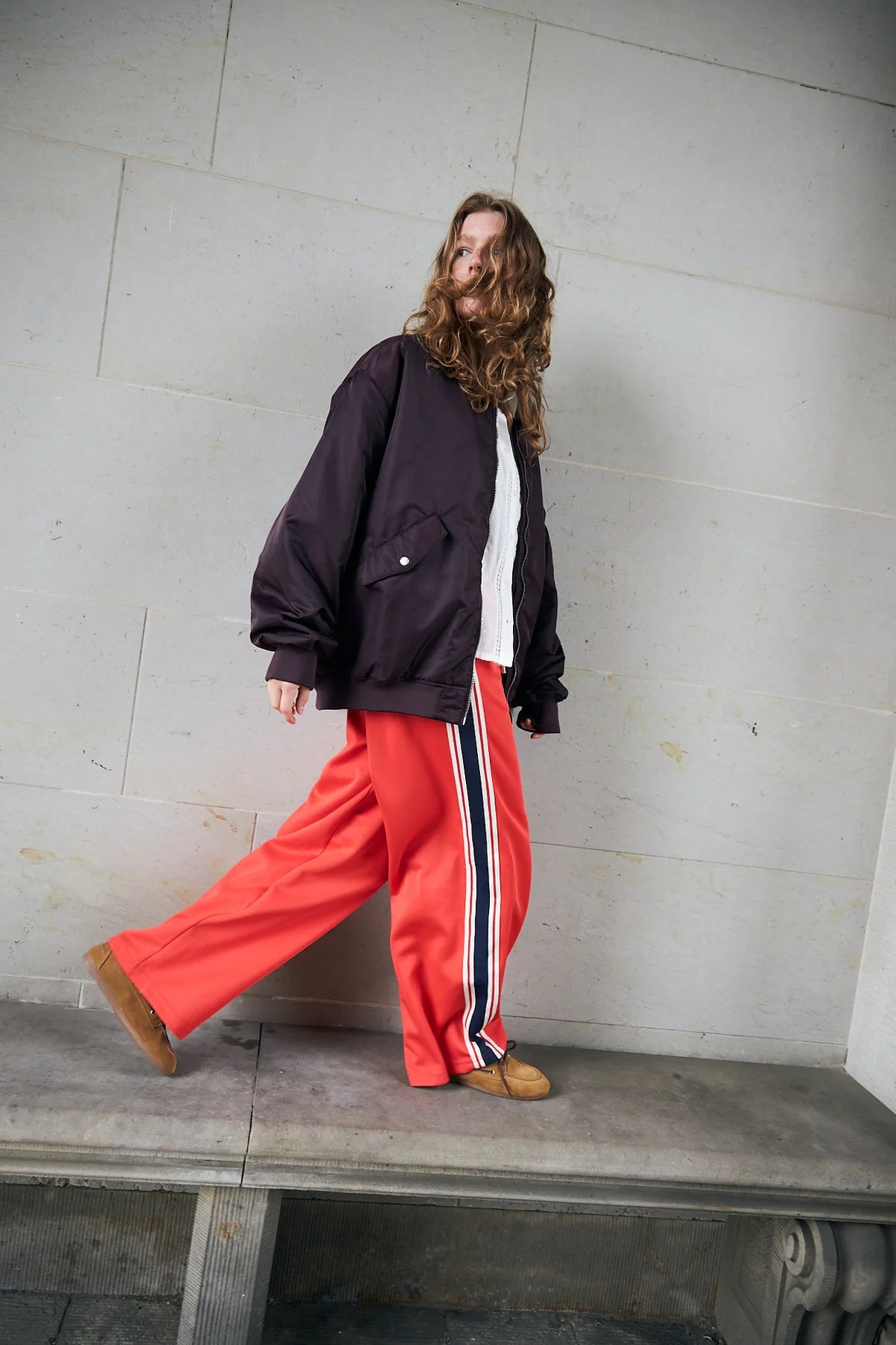 LILALL Bomber Jacket - Bordeaux