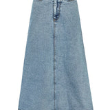 LUNA Maxi skirt Blue denim
