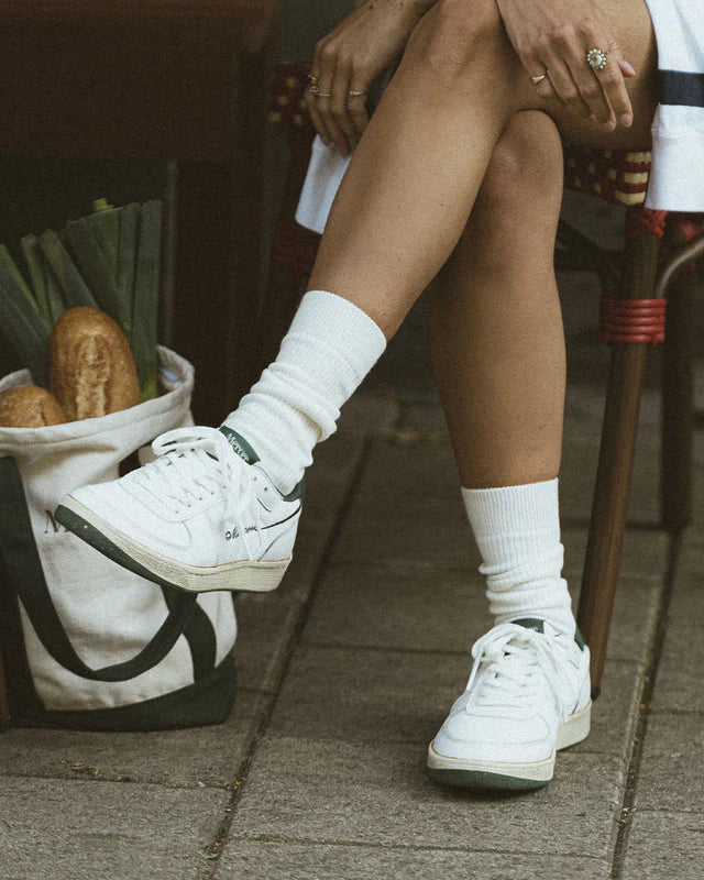 MERCER Re-tennis vintage White/Green