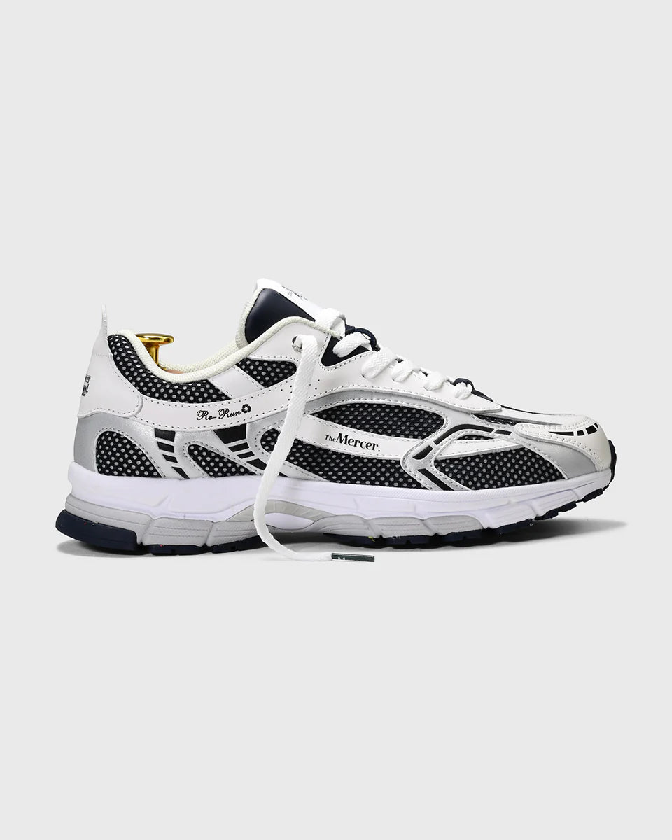 RE-RUN White Silver - Navy
