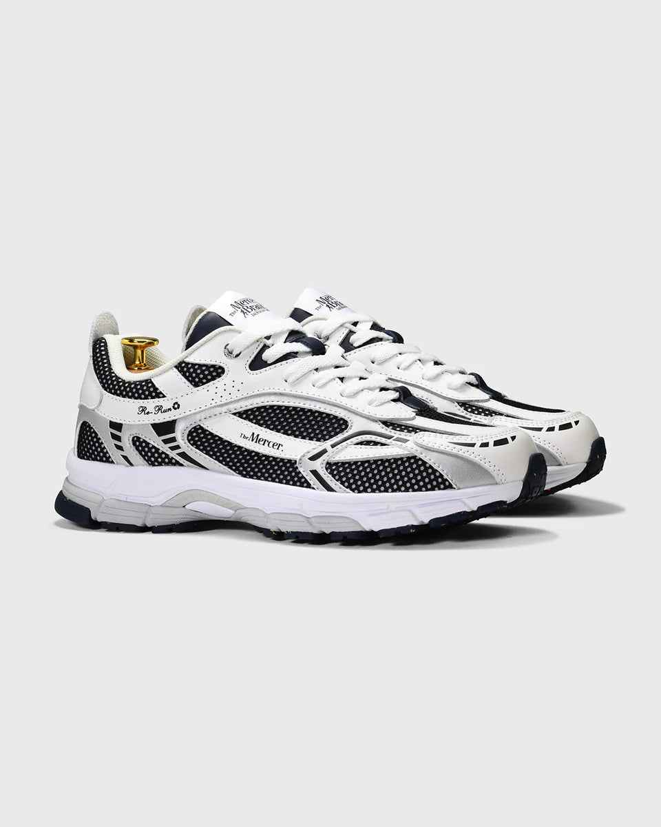 RE-RUN White Silver - Navy