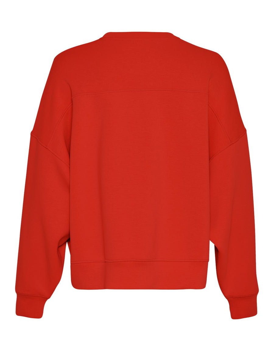 DALVINA Ima Q Sweatshirt FLAME SCARLET