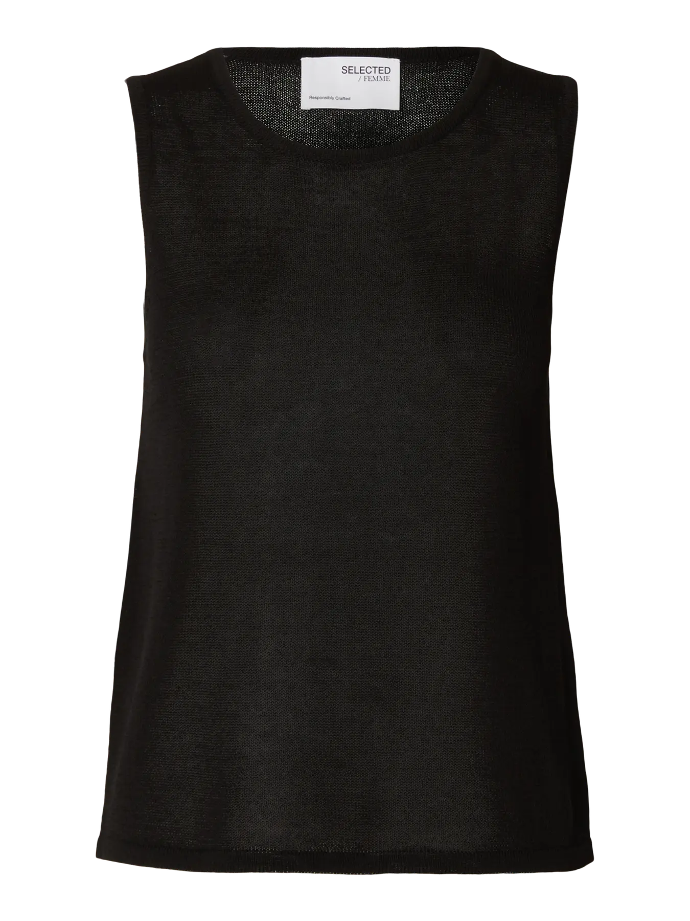 SLWMOON SL knit top BLACK