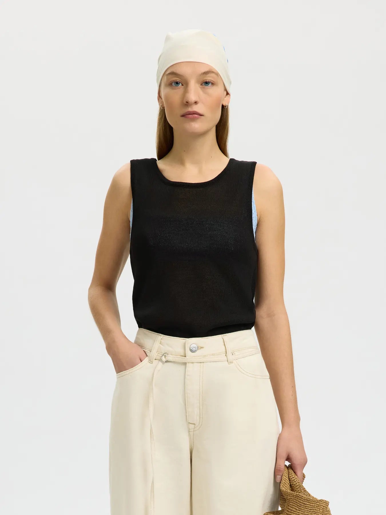 SLWMOON SL knit top BLACK