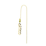 MAKE YOU MINE earring 14K GP Green Garnet