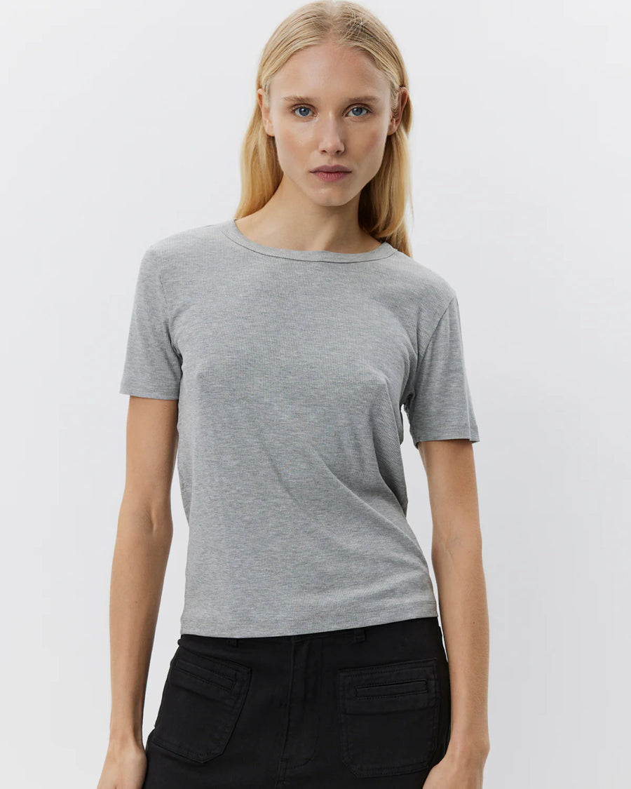 NATALIA T-shirt Grey melange