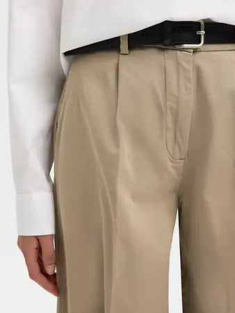 SLWBARREL MILLE HW Pants GREIGE