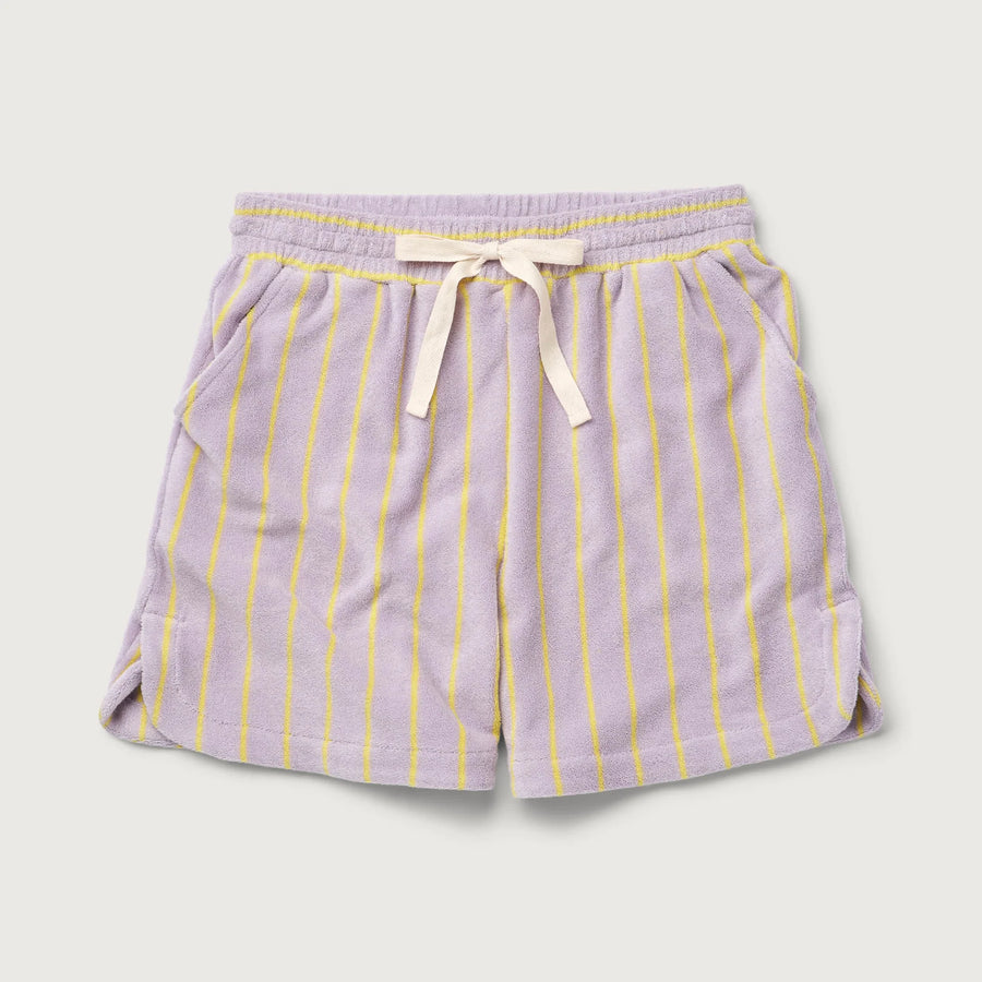NARAM Gym Short LILAC & NEON YELLOW