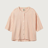 NARAM Oversized Shirt TROPICAL & CREME