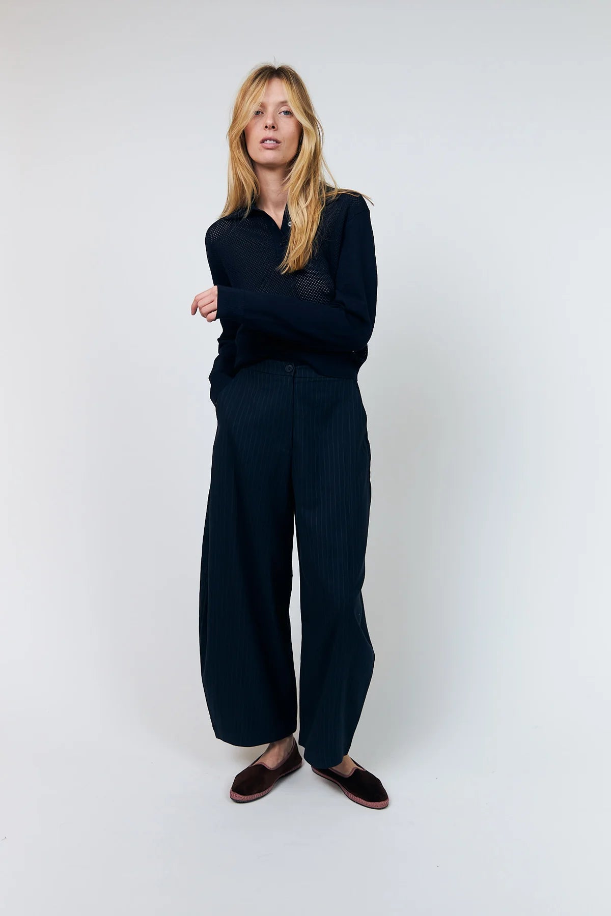OPALL Polo Knit - Dark Blue