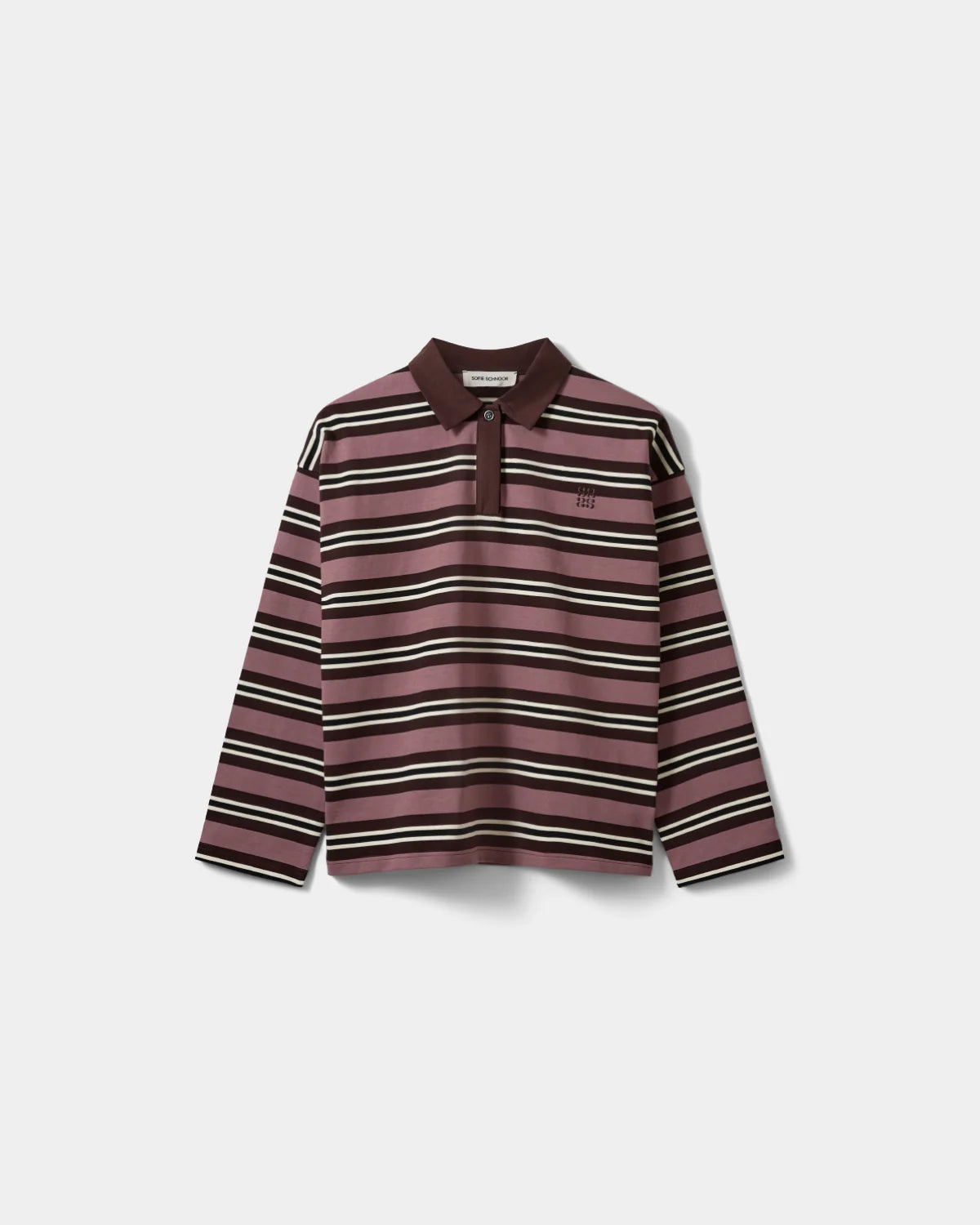 PRIASW Striped Long Sleeve Polo