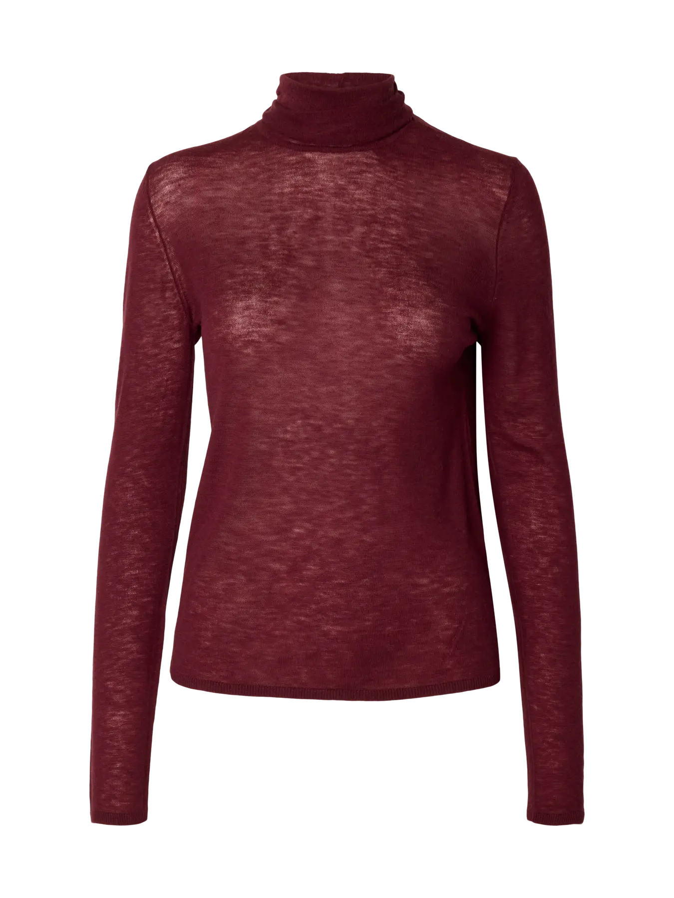 SLWVENDY Wool Roll Neck - Tawny Port