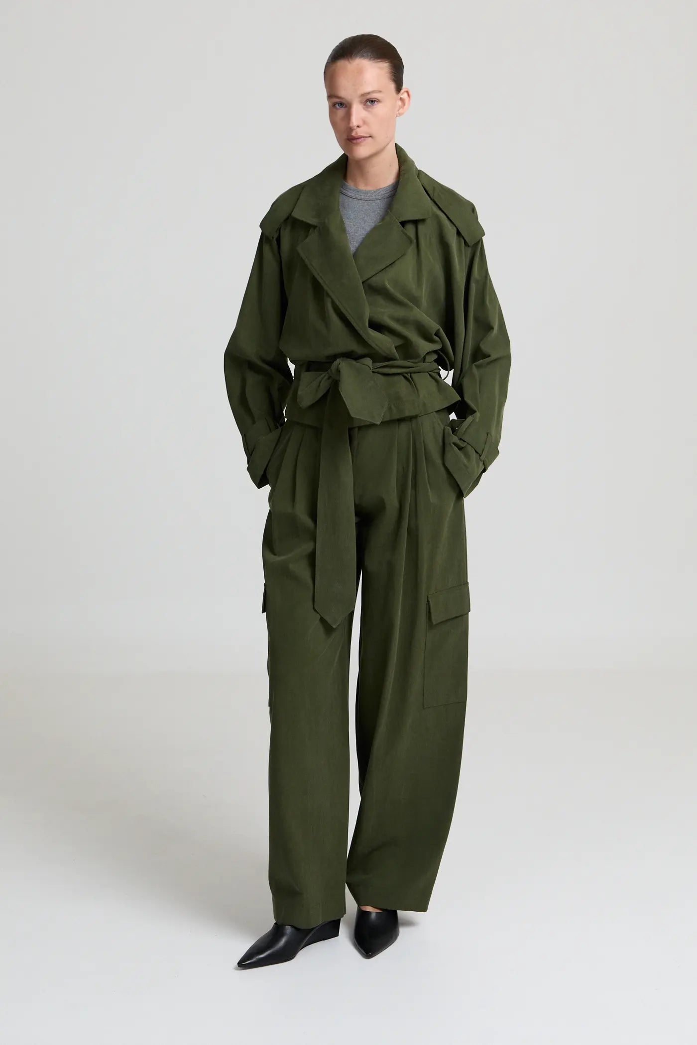 DANIEL Pants - Khaki Green